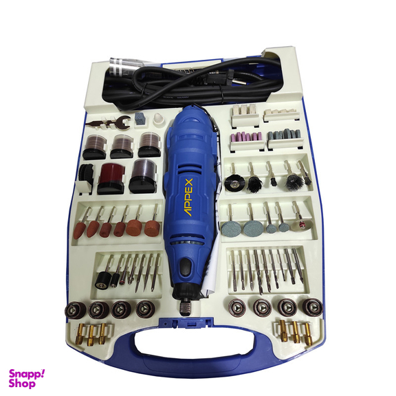 فرز مینیاتوری اپکس مدل SMT-APPEX-MINI DIE GRINDER KIT-226PCS-APX3226 مجموعه 226 عددی