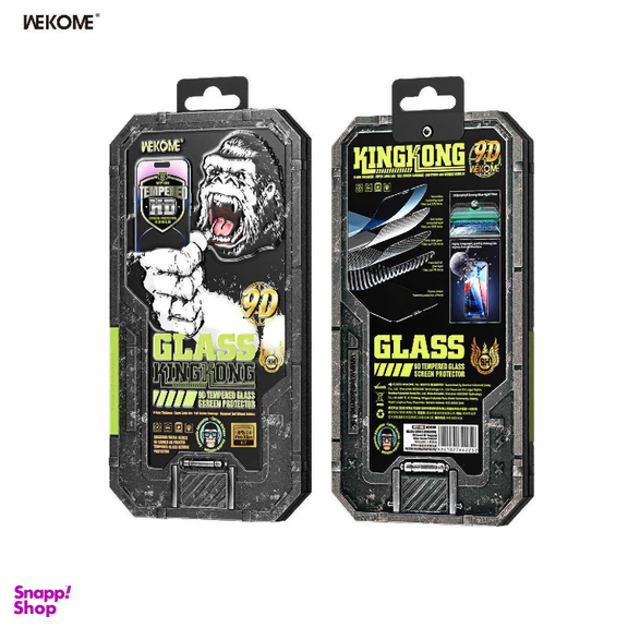 محافظ صفحه نمایش گوشی موبایل ویکام مدل KINGKONG 9D Tempered Glass مناسب اپل iPhone 15 / 16