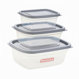 ظرف نگهدارنده نورینو مدل روژا کد 015 مجموعه 3 عددی