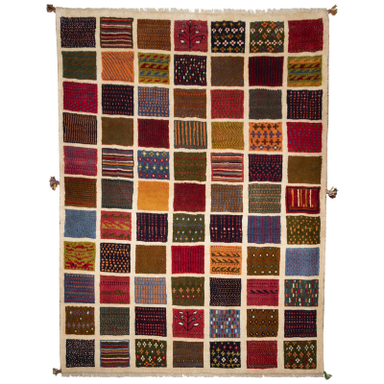 گبه دستباف سی پرشیا کد 122110 سایز 230x176 سانتی متر