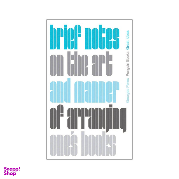 کتاب Brief Notes on the Art and Manner of Arranging One`s Books اثر Georges Perec نشر دیا بوک