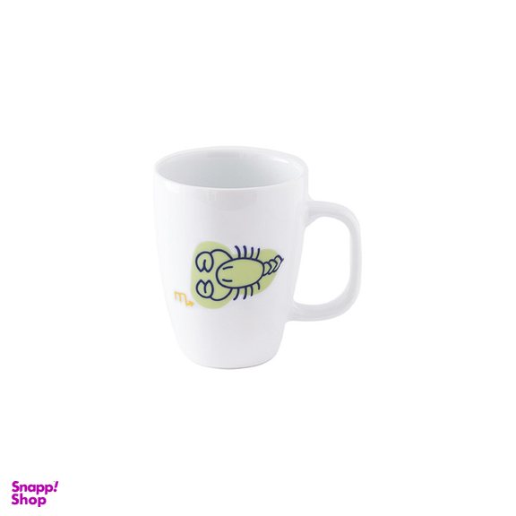 لیوان چینی زرین ایران مدل دسته دار سوئدی 360 زودیاک آبان درجه عالی