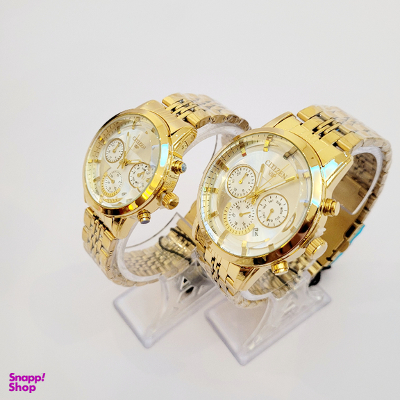 ست ساعت مچی عقربه ای زنانه و مردانه سیتیزن کد 1008