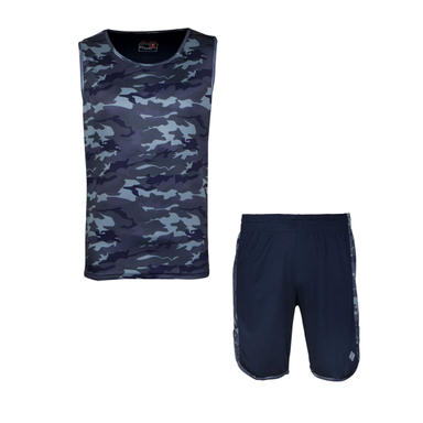 ست تاپ و شلوارک ورزشی مردانه پانیل مدل 4024NA