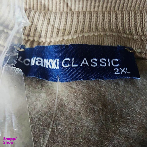 سویشرت مردانه ال سی وایکیکی مدل Wonder رنگ نسکافه ای