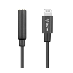 کابل تبدیل Jack 3.5mm Female به Lightning بویا مدل BY-K8