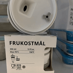 ماگ سفری ایکیا مدل FRUKOSTMAL ظرفیت 350 میلی‌ لیتر