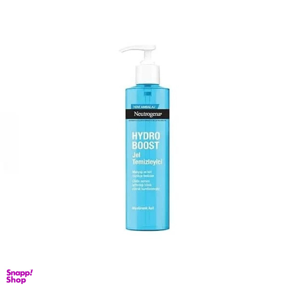 ژل شست و شوی صورت نوتروژینا مدل Hydro Boost مناسب پوست های خشک و حساس حجم 200 میلی لیتر