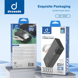 پاوربانک دکودو کد DP-002 ظرفیت 22500 میلی‌ آمپر ساعت