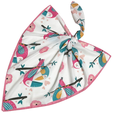 مینی اسکارف دخترانه طرح پرنده کارتونی کد 1035