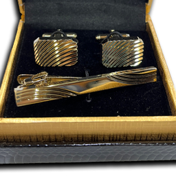 ست دکمه سردست و گیره کراوات کد Ds105