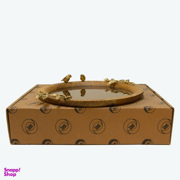 سینی گلد کیش مدل آینه ای کد GK829505
