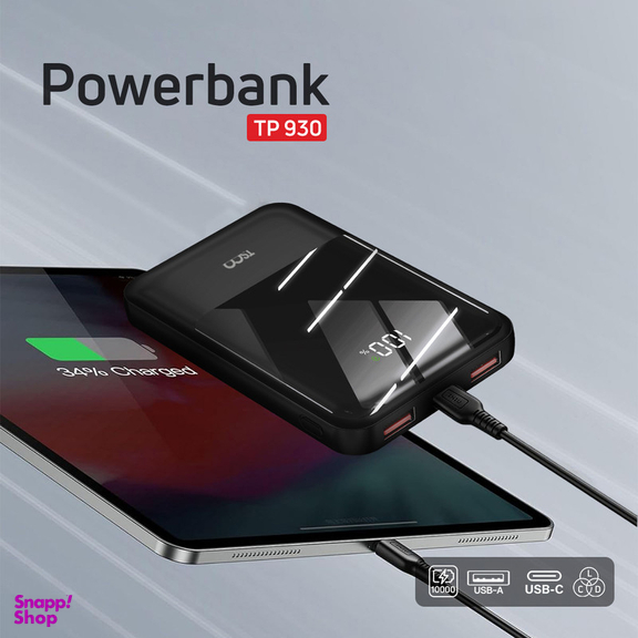 پاوربانک تسکو مدل TP 930 ظرفیت 10000 میلی آمپر ساعت