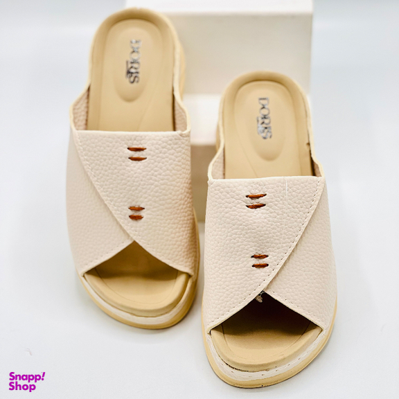 صندل زنانه دوریس مدل شمیم کد 03 رنگ کرم