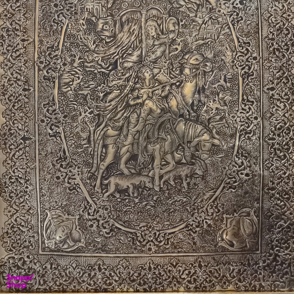 تابلو قلمزنی طرح کاروان لیلی کد T-1002