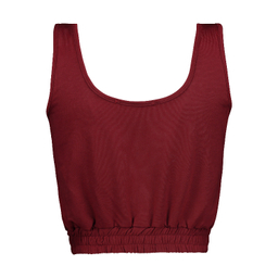 ست نیم‌ تنه و شلوارک زنانه لوینت طرح NB کد 6356 رنگ زرشکی