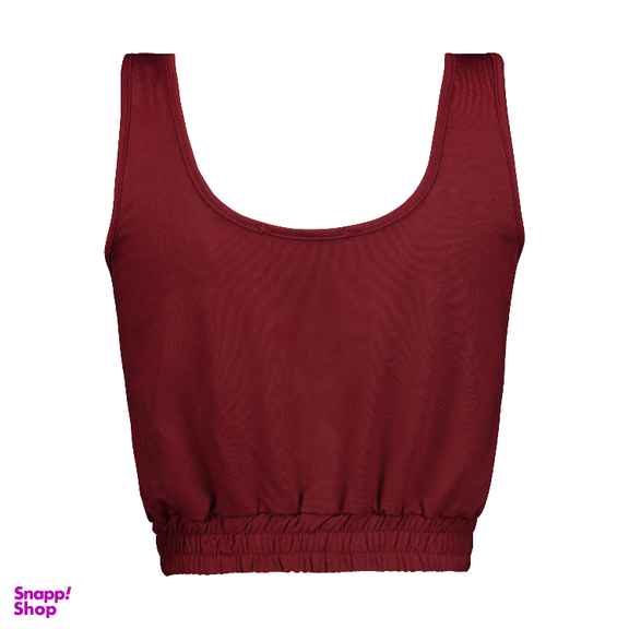 ست نیم تنه و شلوارک زنانه لوینت طرح NB کد 6356 رنگ زرشکی