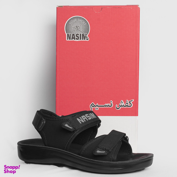 صندل مردانه نسیم مدل KEYVAN کد arya رنگ مشکی