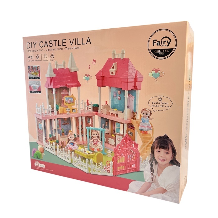 اسباب بازی خانه عروسکی طرح قلعه ویلایی 002