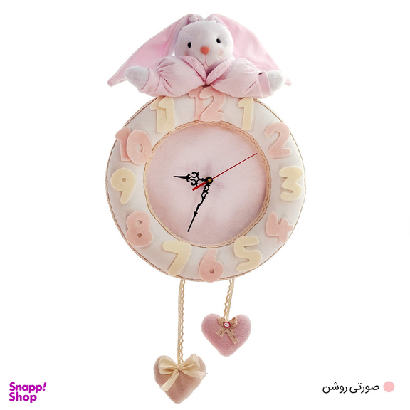 ساعت دیواری کودک نی نی سیس مدل خرگوش رابیت کد W/KH