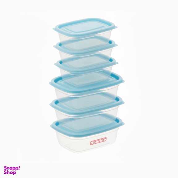 ظرف نگهدارنده نورینو مدل ساحل مجموعه 6 عددی