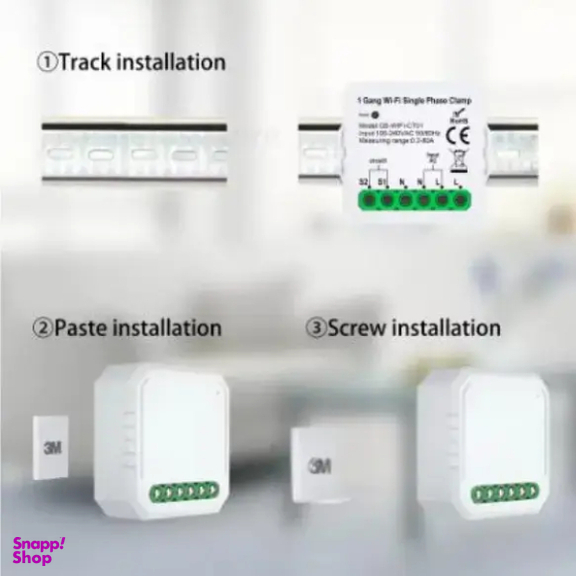 کلمپ اندازه گیری جریان هوشمند تک‌ فاز مدل PST-PW02 WiFi