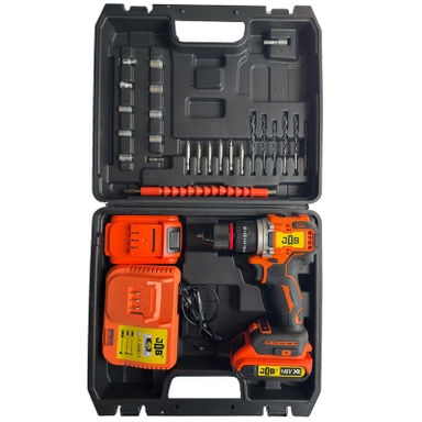 مجموعه 40 عددی دریل پیچ گوشتی شارژی چکشی جاب مدل JB-148MAX EDITION