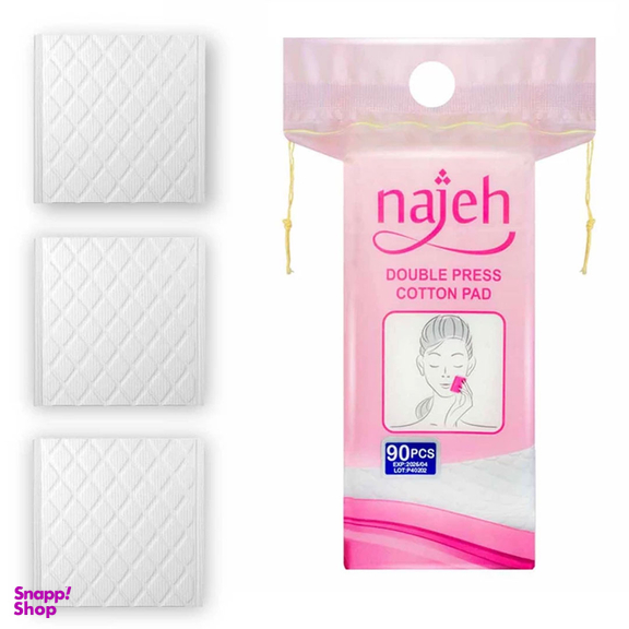 پد پاک کننده آرایش صورت ناژه مدل 02 بسته 90 عددی