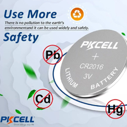 باتری سکه ای پی‌کی سل مدل CR2016 3V Lithium Manganese بسته 20 عددی