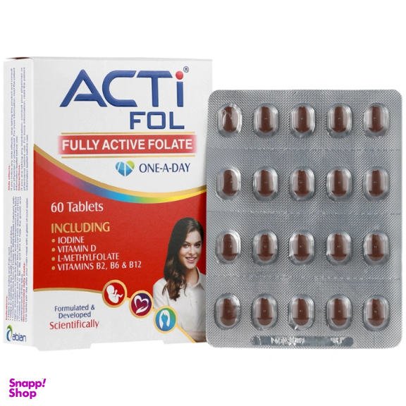 قرص اکتی فول ابیان دارو بسته 60 عددی