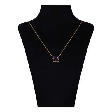 گردنبند طلا 18 عیار زنانه سین سان طرح حلقه ای فلامینگو مدل A52