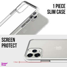 کاور گوشی موبایل اسپیس کالکشن مدل TRANSPARENT PC مناسب برای اپل iPhone 14 Pro Max