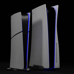 کنسول بازی سونی مدل PlayStation 5 Slim Digital Edition ظرفیت 1 ترابایت ریجن 2016B اروپا به همراه دسته اضافی و پایه شارژر