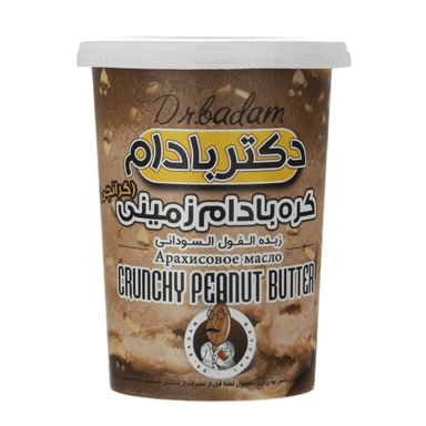 کره بادام زمینی کرانچی دکتر بادام وزن 470 گرم