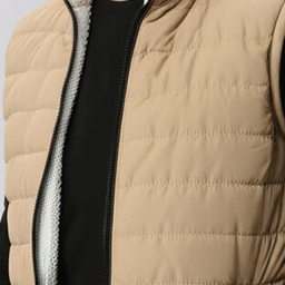 پافر مردانه کد click رنگ کرم