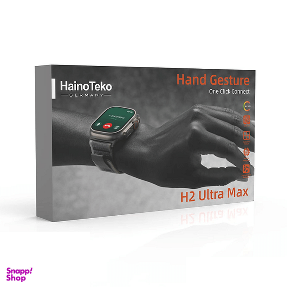 ساعت هوشمند هاینو تکو مدل H2 Ultra Max به همراه 1 بند اضافه