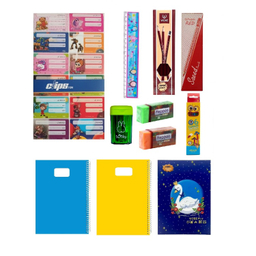 بسته لوازم تحریر کد 295 مجموعه ۱۱ عددی