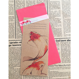 کارت پستال تک برگ طرح ماهی سال نو کد bol.2