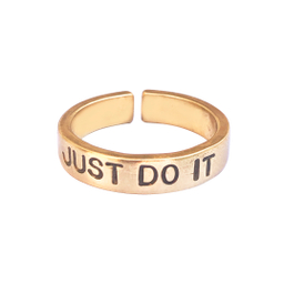 انگشتر برنجی طرح just do it مدل 144
