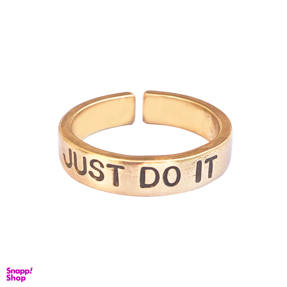 انگشتر برنجی طرح just do it مدل 144
