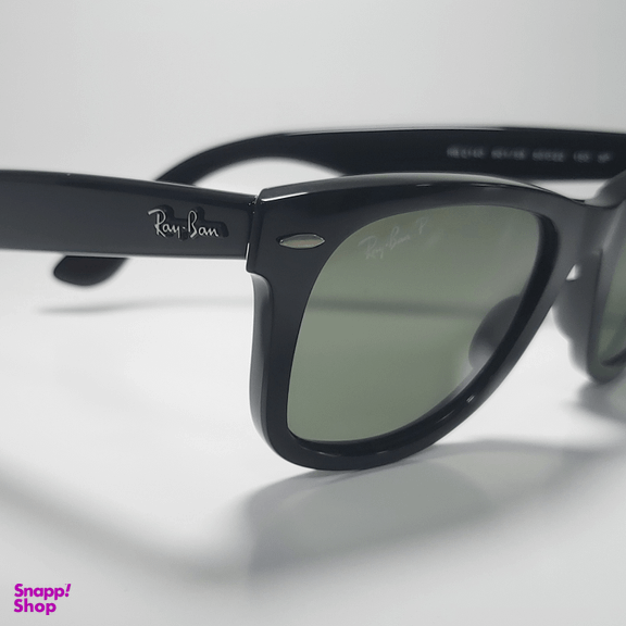 عینک آفتابی ری بن پلاریزه مدل Wayfarer کد 2140 رنگ مشکی