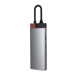 USB هاب 10 پورت Type-C ای جی دبلیو مدل BS10A