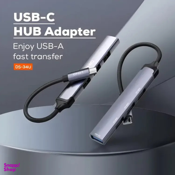 هاب USB Type-C الدینیو مدل DS-34UY