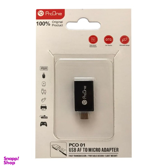 مبدل USB به microUSB پرووان مدل PCO 01