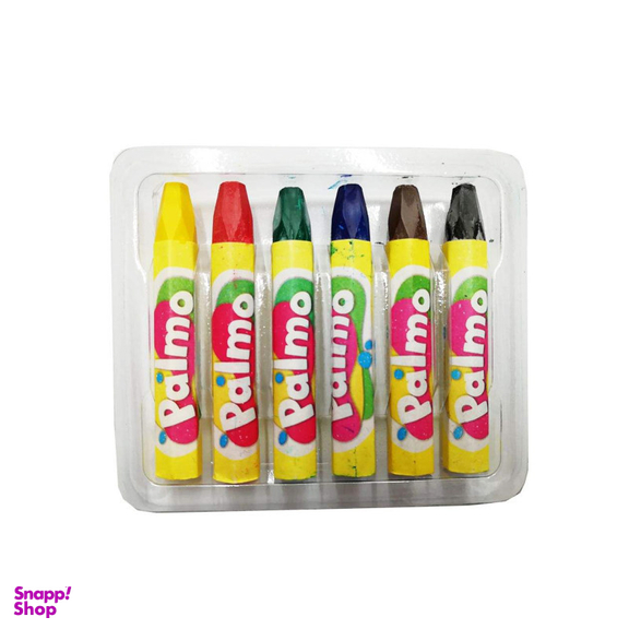 پاستل روغنی 6 رنگ پالمو کد 02