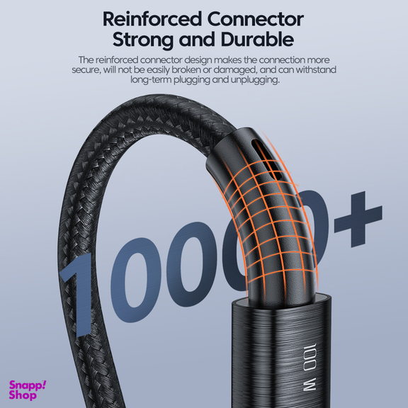 کابل دیتا 100 وات Type-C توکی مدل TQ-X08 طول 1 متر