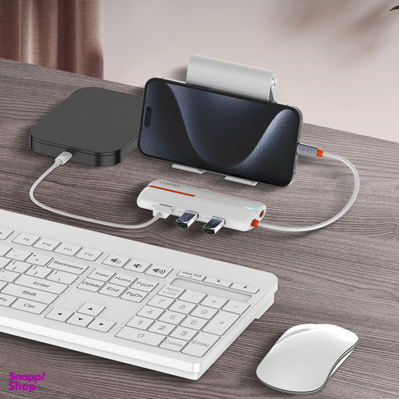 هاب 6 پورت USB-C الدینیو مدل DS-26U
