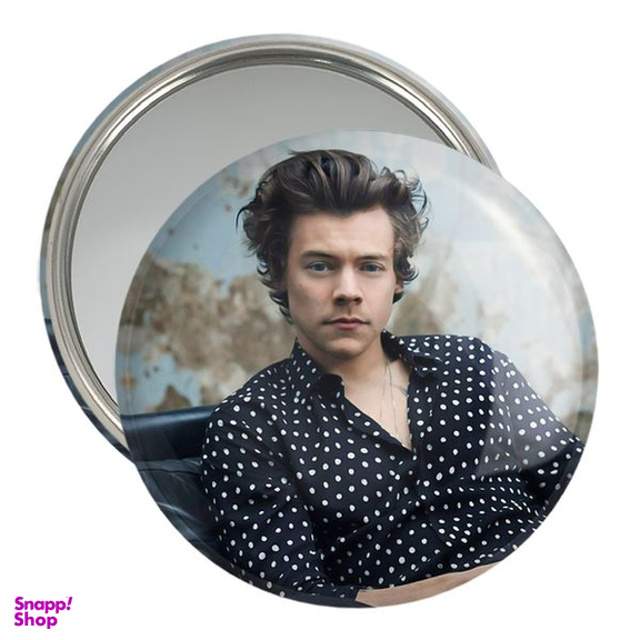 آینه جیبی خندالو مدل هری استایلز گروه موسیقی وان دایرکشن One Direction  کد 18941