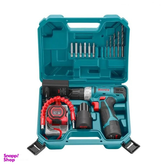 مجموعه 19 عددی پیچ گوشتی شارژی رونیکس مدل RS-8012
