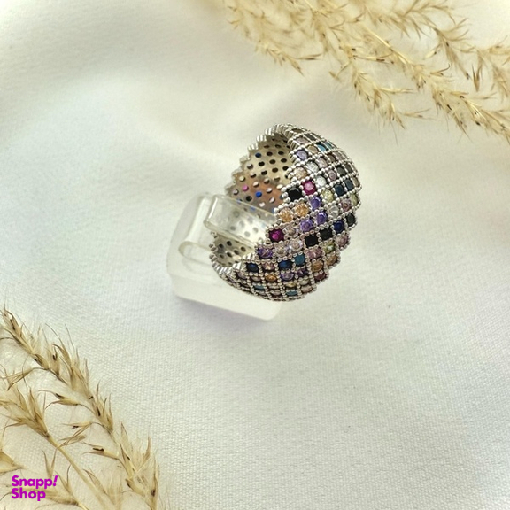 انگشتر نقره 925 عیار زنانه طرح نگین کد RNGF 45875